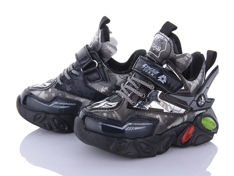 Кроссовки Мир (21-26) 2115-A216S grey (зима)