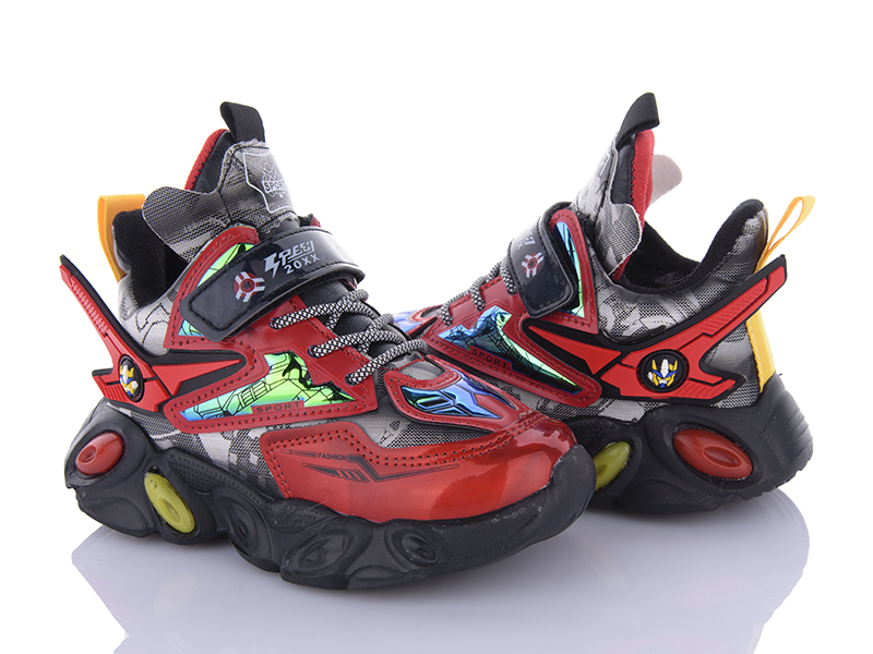 Кроссовки Мир (26-31) 2117-A216B red (зима)