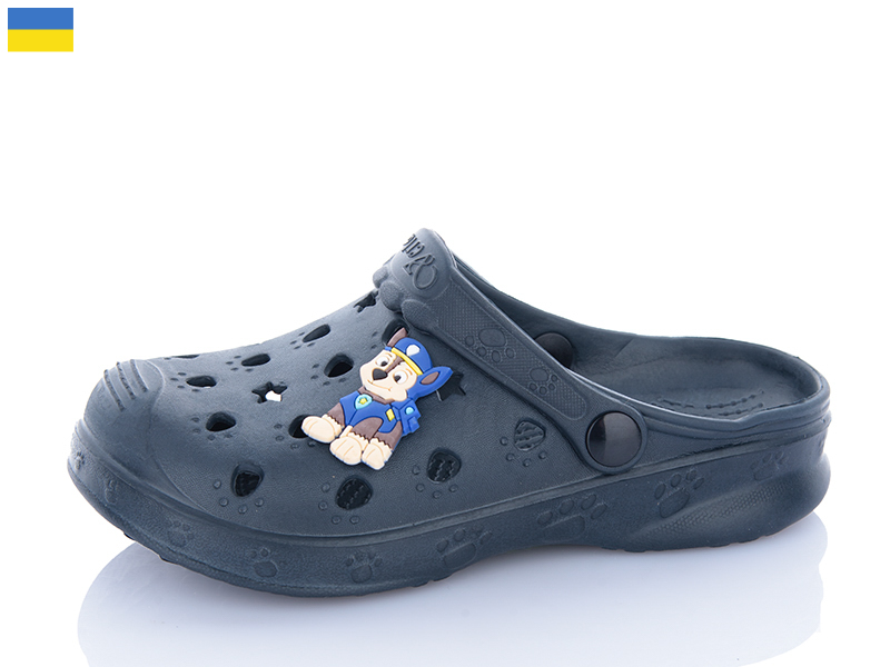 Кроксы ALEX M&L (24-33) ML81 т.синій (лето)