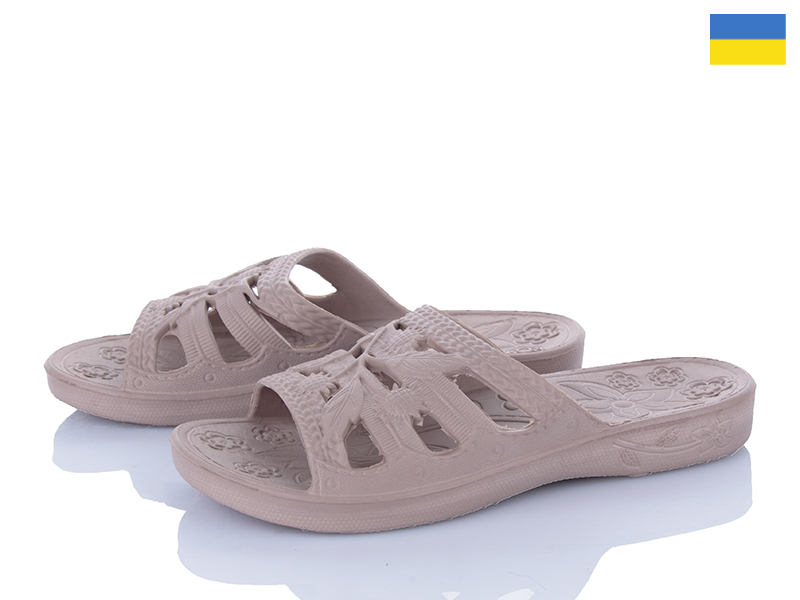 Шлепанцы Vladimir (36-41) Крок C60 св.коричневий (лето)