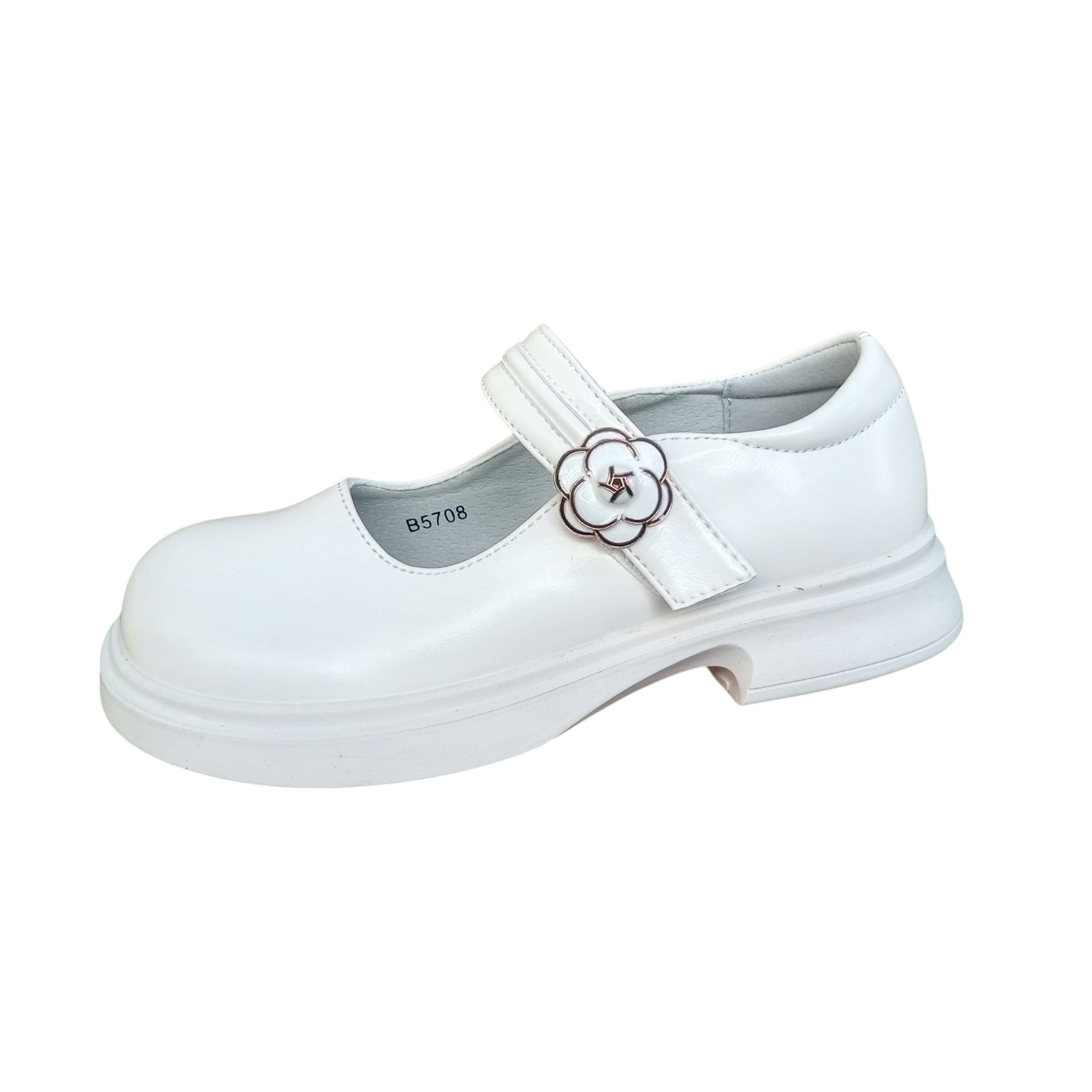 Туфли DvaClibee (28-31) Apa-B5708 white (деми)