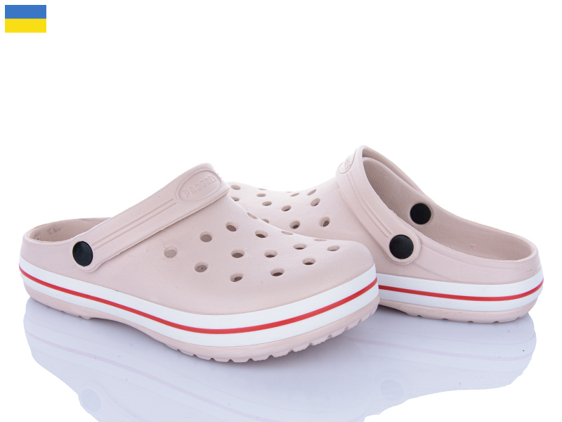 Кроксы Roks (36-41) 324 бежевий (лето)