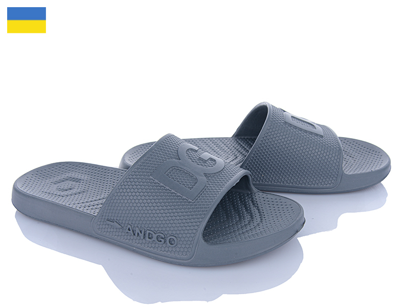 Шлепанцы Roks (40-46) Dago 131 сірий (лето)