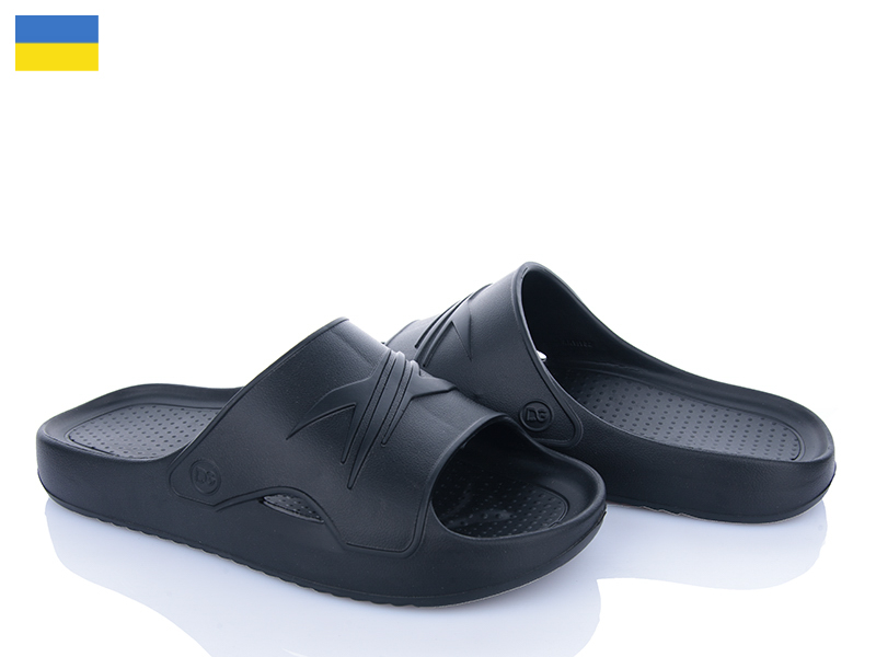 Шлепанцы Roks (41-46) Dago 140 чорний (лето)