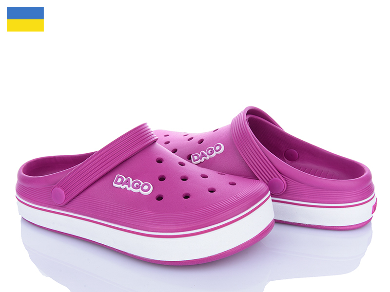 Кроксы Roks (37-41) Dago 419 ягідний (лето)