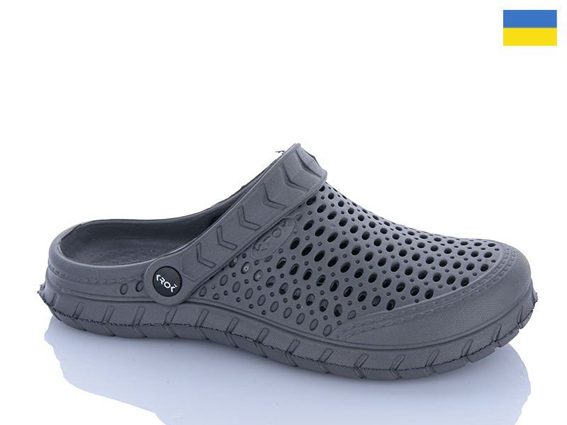 Кроксы Inblu (36-41) C62 сірий (лето)