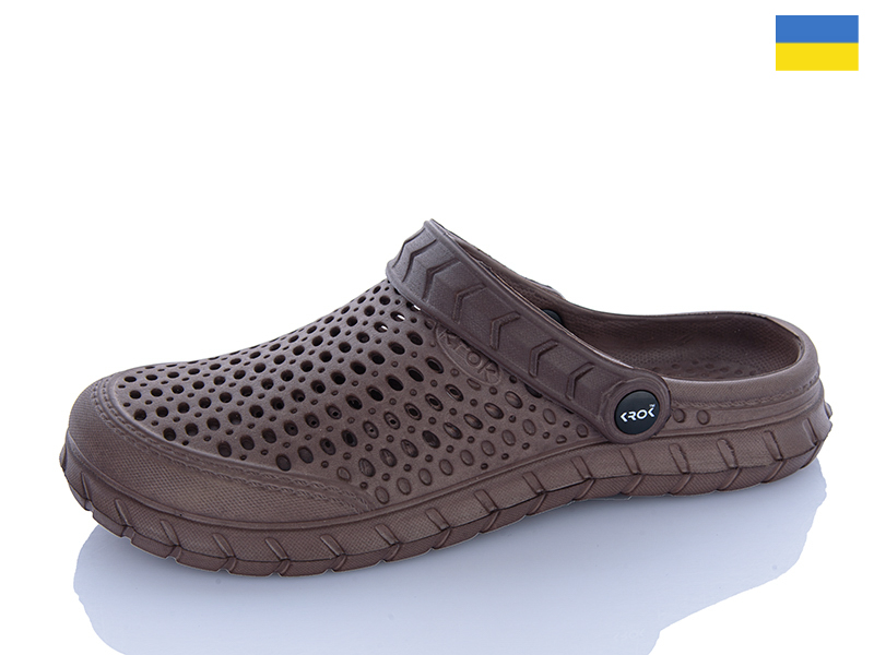 Кроксы Inblu (36-41) C62 шоколад (лето)