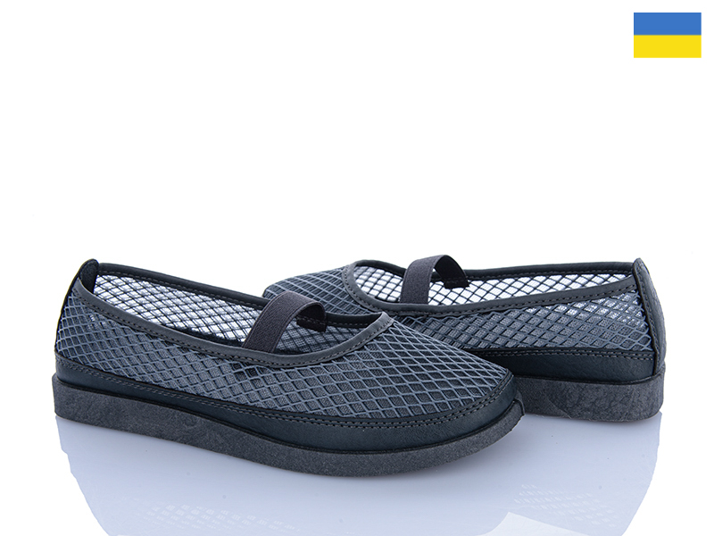 Туфли Paolla (37-42) БП2 сірий (лето)