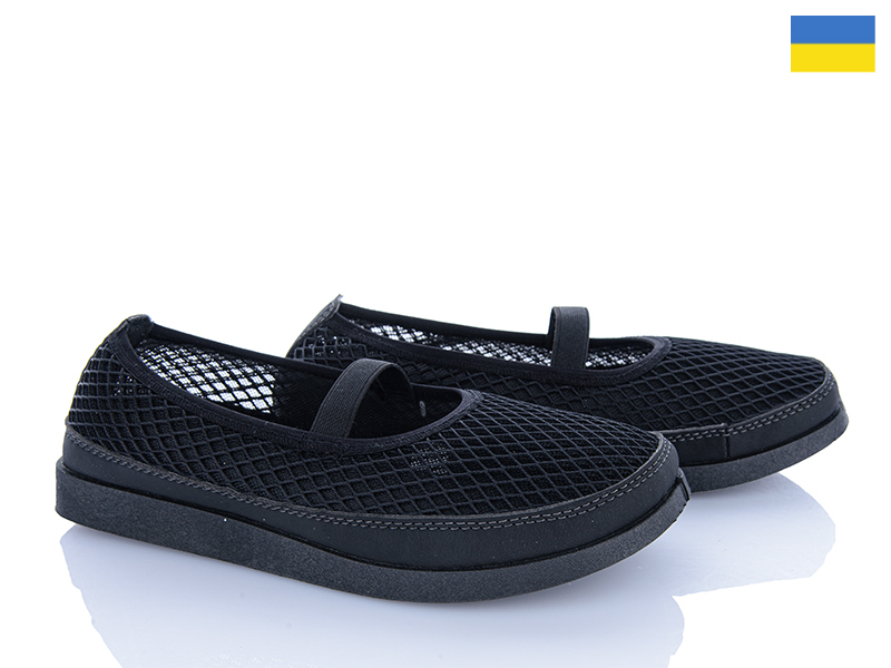 Туфли Paolla (37-42) БП2 чорний (лето)