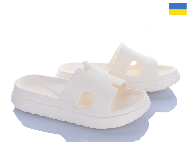 Шлепанцы Golden Lion (36-40) 145 молочний (лето)
