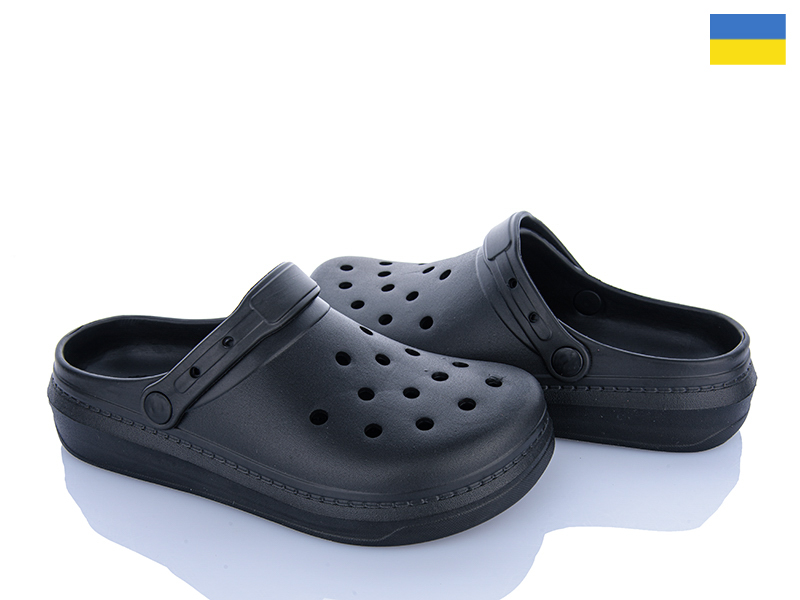 Кроксы Golden Lion (36-40) 161 чорний (лето)