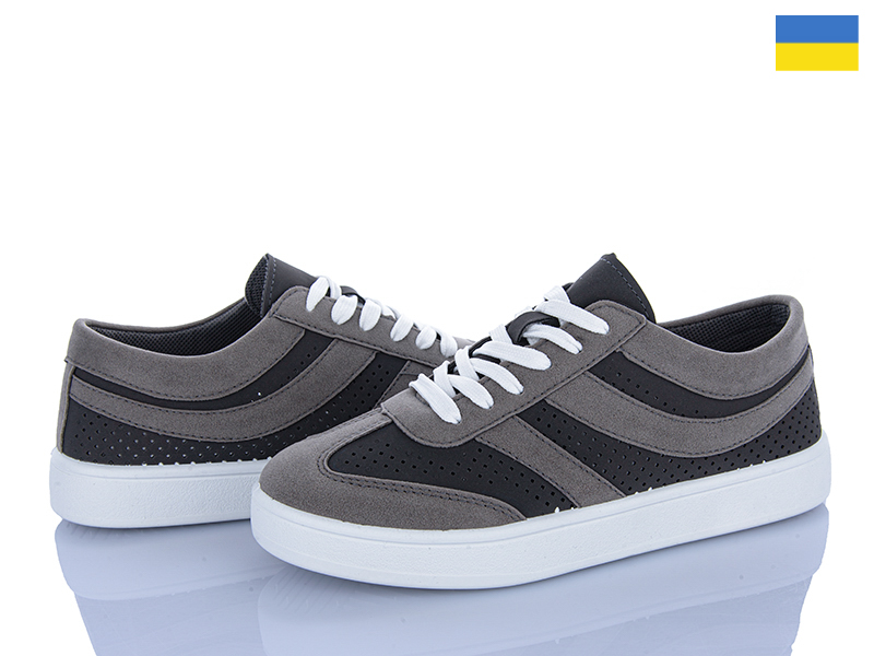 Кроссовки Львов База (36-41) B&R 609 сірий (лето)