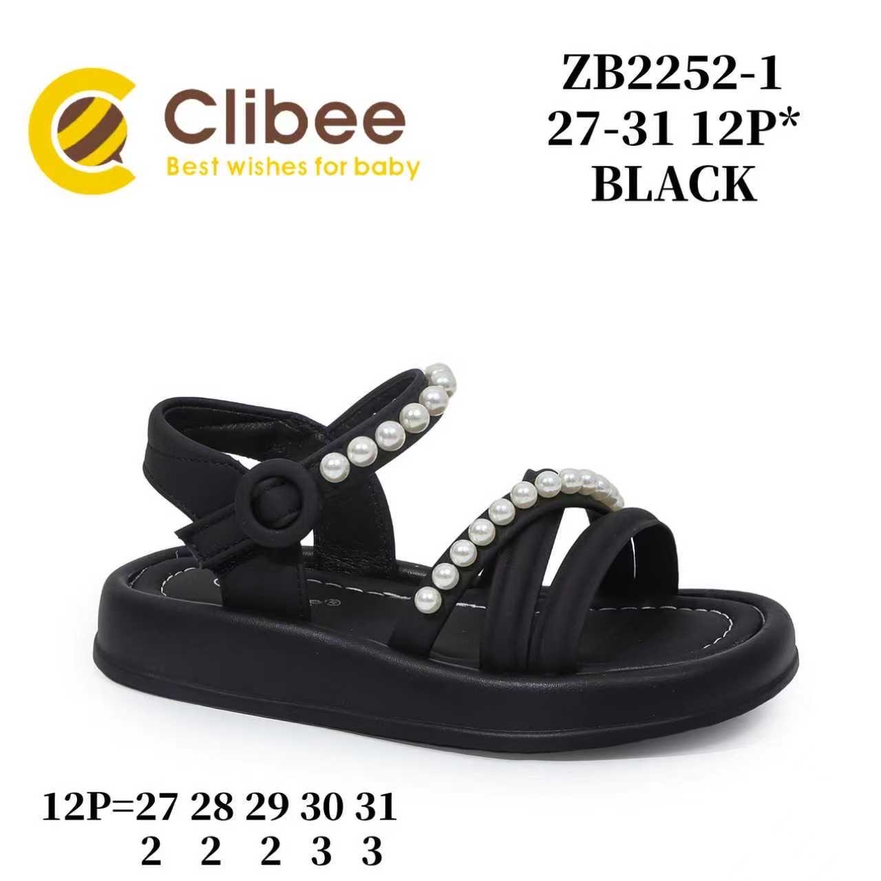 Босоножки DvaClibee (27-31) LD-ZB2252-1 Black (лето)